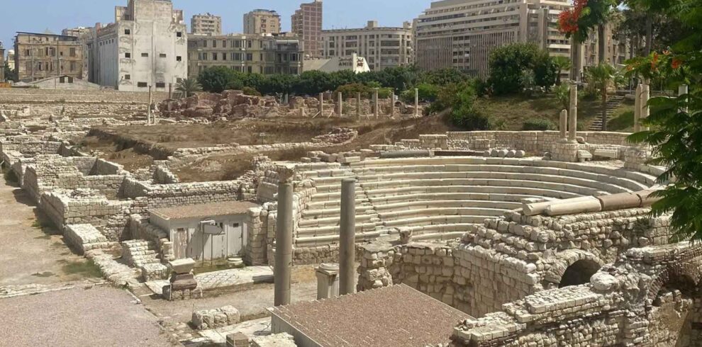 Alexandria Roman theatre Explore Cairo & Alexandria in 7 days package
